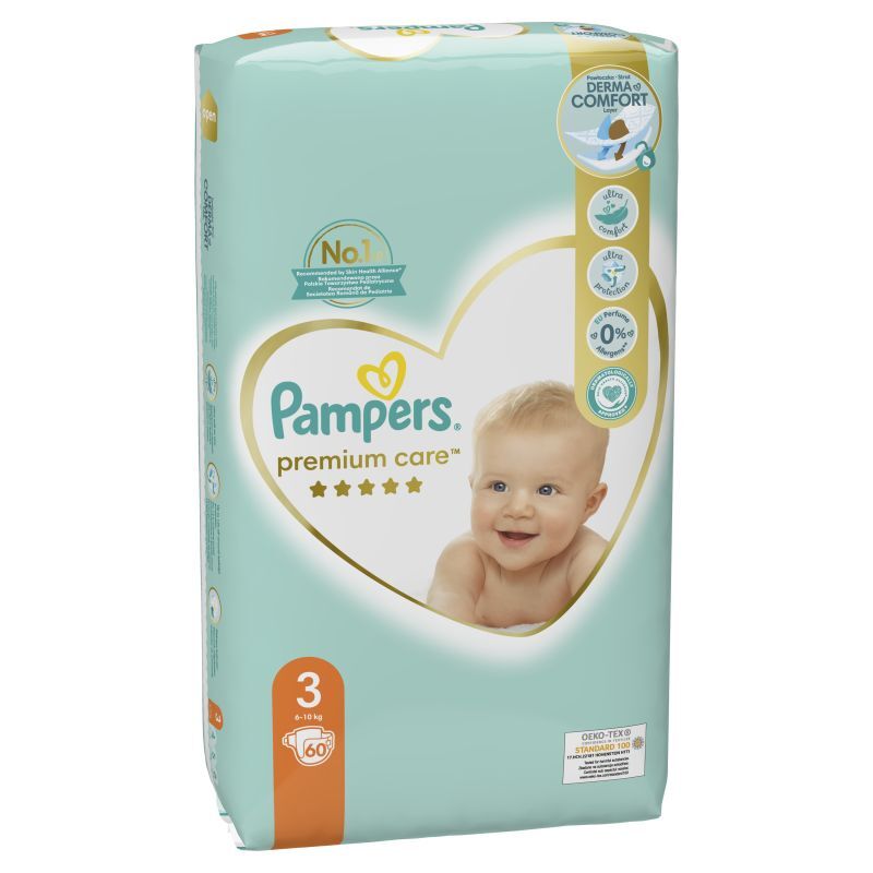 pampers premium care pieluchy 3 6-10 kg 60 szt ceneo