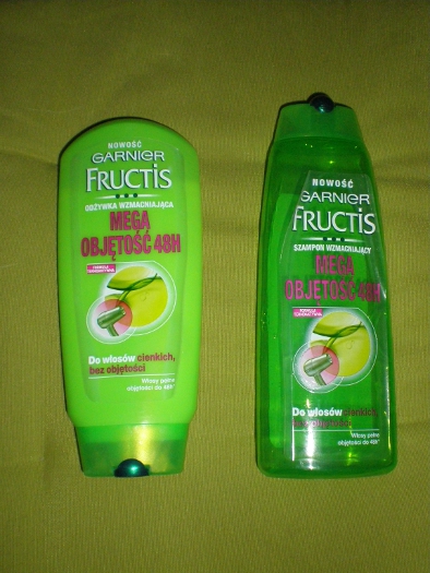 garnier fructis mega objętość 48h szampon allegro