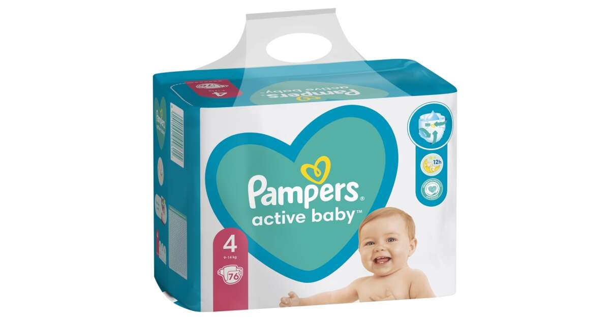 pampers active baby 3 giant pack