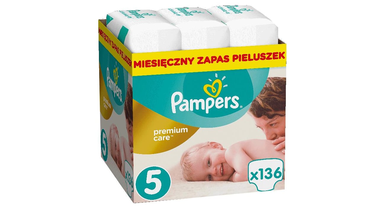 pampers premium care zapas na miesiac