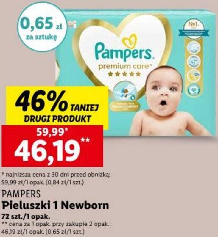 lidl naramowice poznań pieluchy pampers