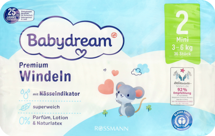 rossmann pieluchy babydream 2