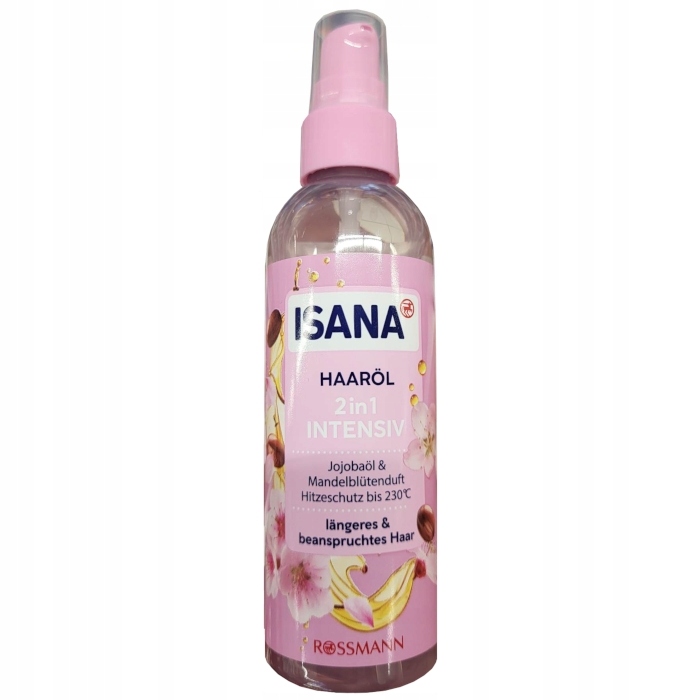 isana intensiv 2in1 olejek do włosów 100 ml