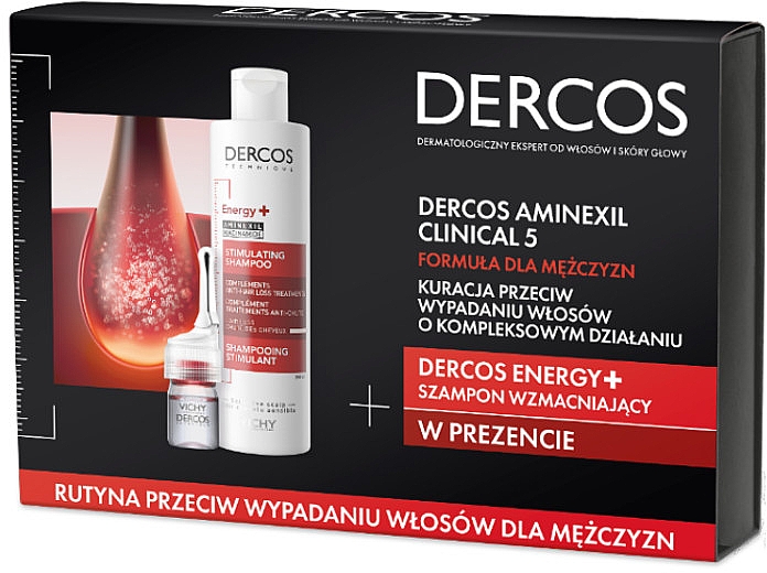 vichy dercos szampon zagęszczający dla mężczyzn