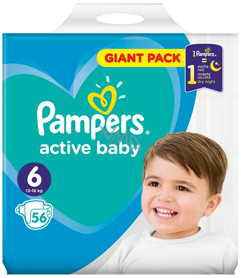 pampers 4 active baby noc