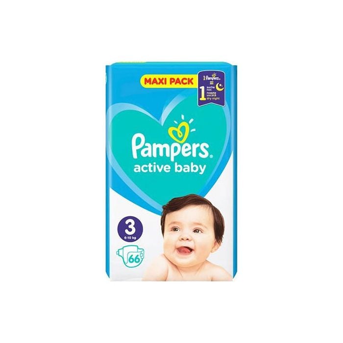 pampers active baby 3 80 szt