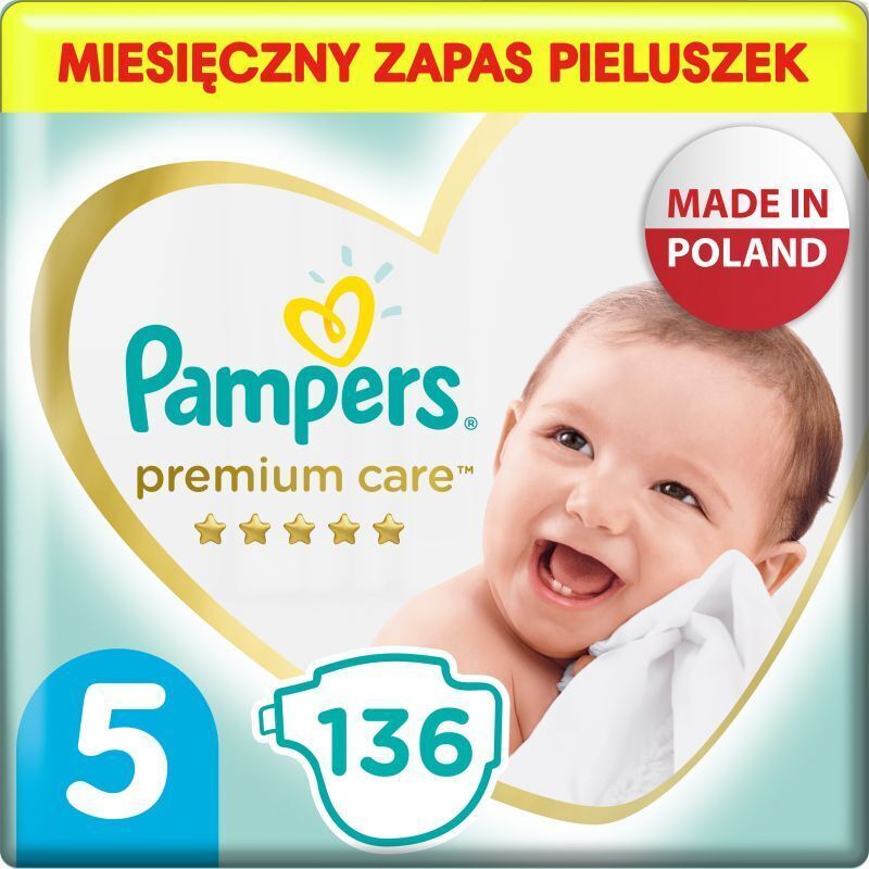 pieluchy pampers premium care zapas