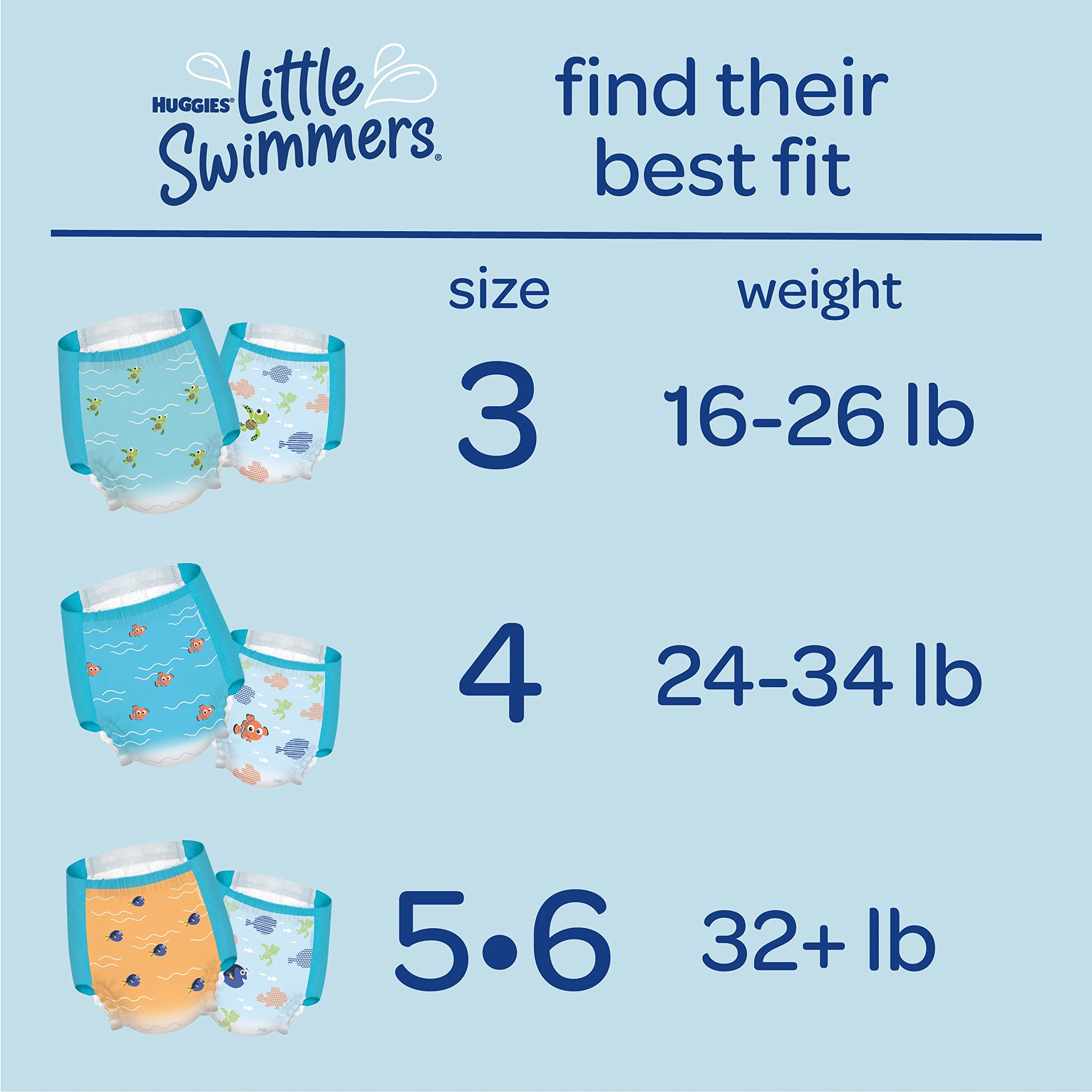 huggies little swimmers diapers size 3-4