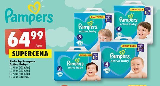 pampers biedronka giant pack 51 99