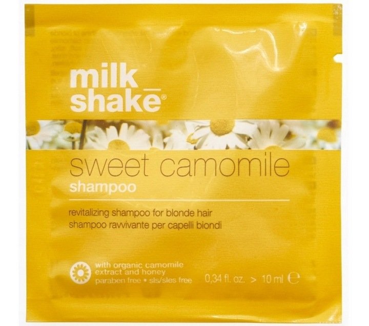 milk shake sweet camomile szampon rumiankowy do włosów blond