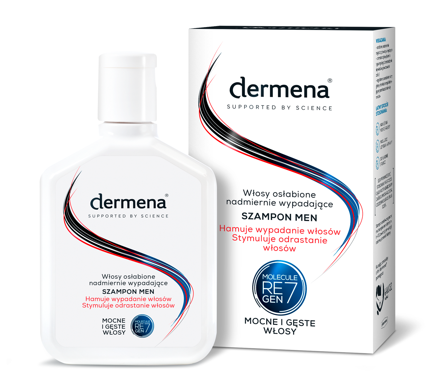 dermena szampon hamujący wypadanie włosów 200 ml