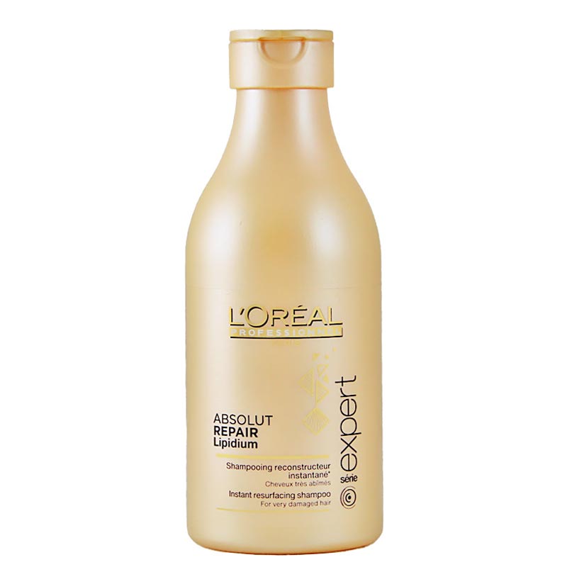 loreal absolut repair lipidium - szampon regenerujący włosy zniszczone