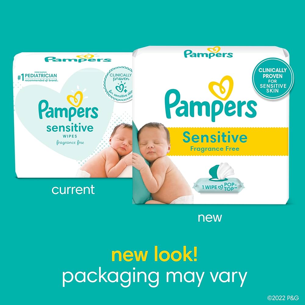 chusteczki pampers sensitive baby wipies