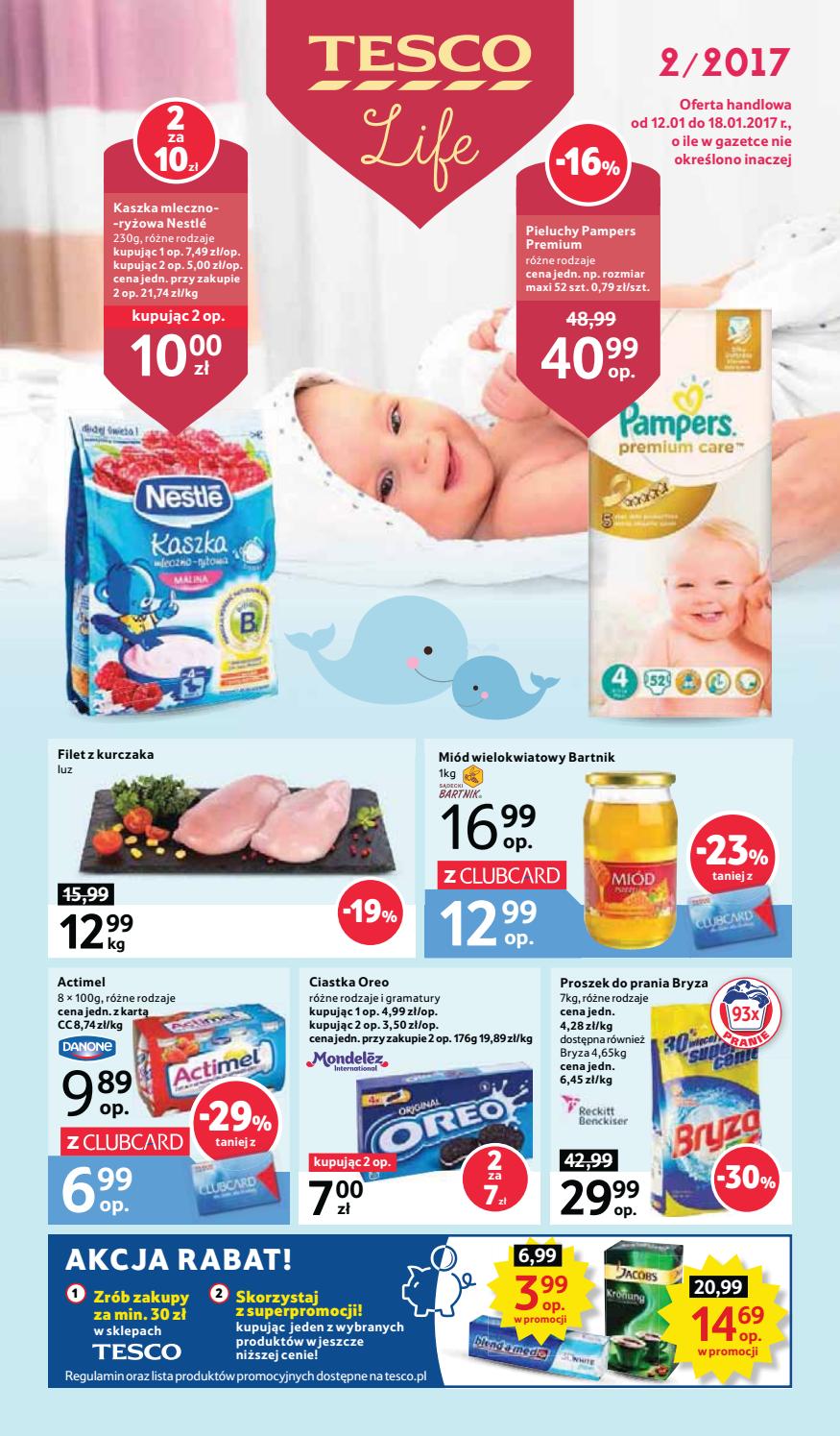 pampers wodoodporny tesco