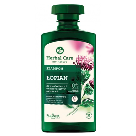 szampon herbal care z lopianem