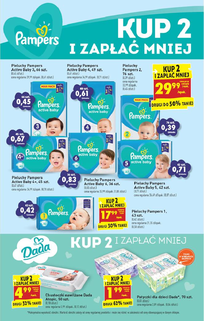 promocja na pampersy pampers