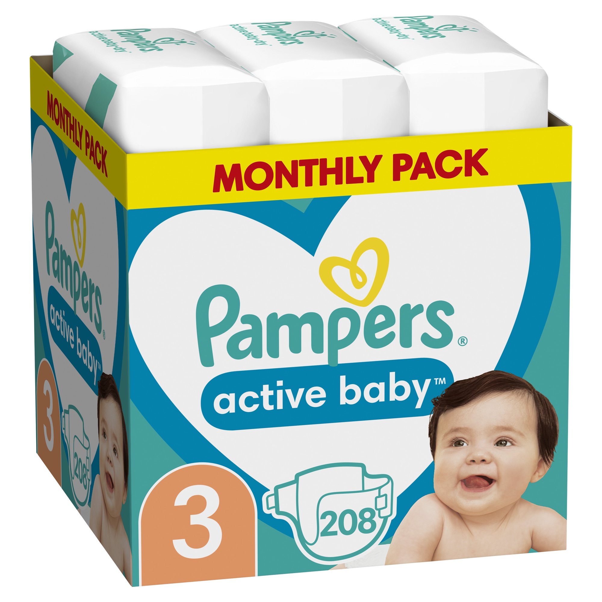 pampers active baby 1 208