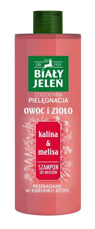 biały jeleń szampon do włosów kalina i melisa