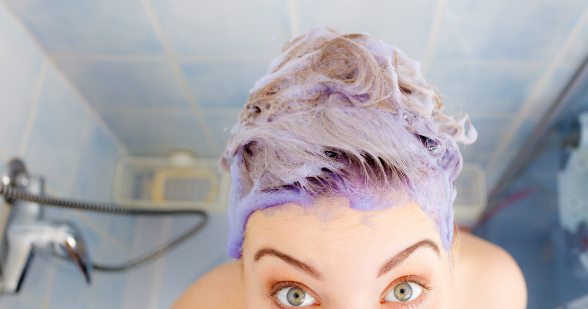 czy fioletowy szampon niszczy włosy