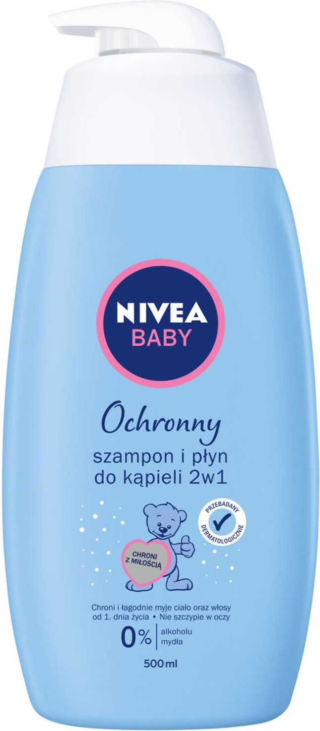 nivea baby ochronny szampon i płyn do kąpieli 2w1