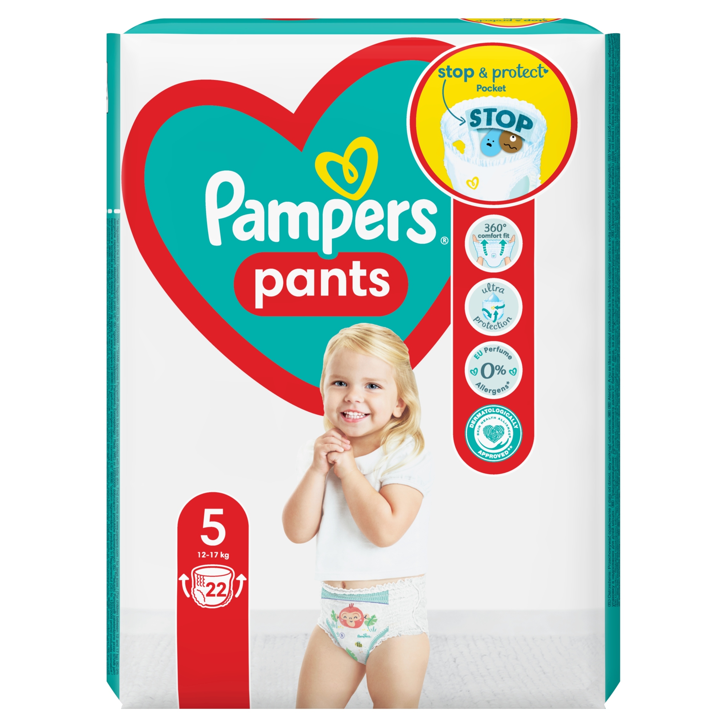 pieluchomajtki pampers 5 all