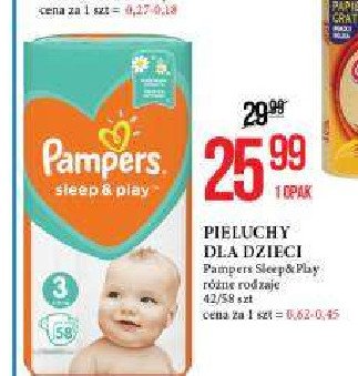 pieluchy pampers sleep&play promocja