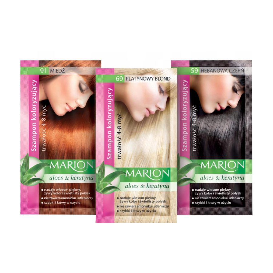marion szampon koloryzujący kolory