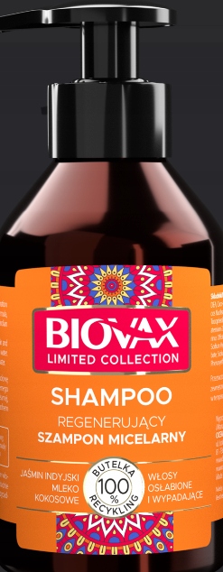 biovax szampon jaśmin indyjski i mleko kokosowe 200ml