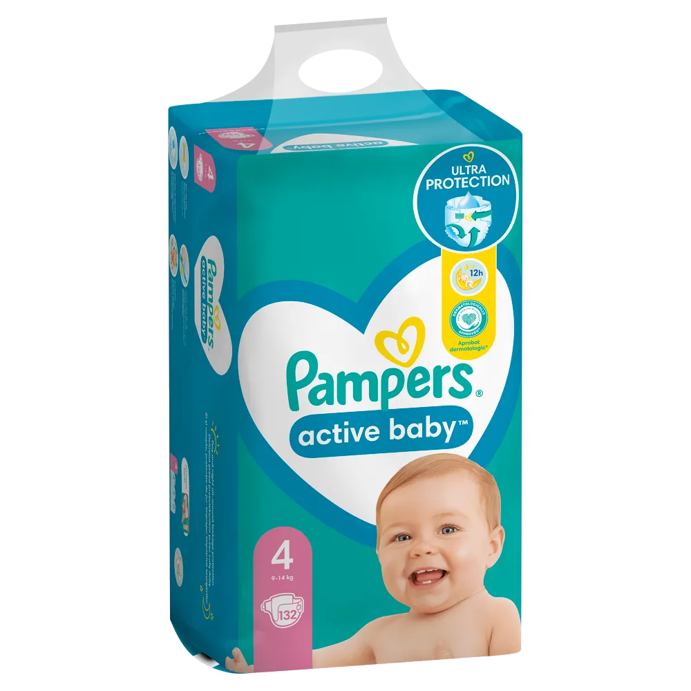 pieluchy pampers active baby mega b