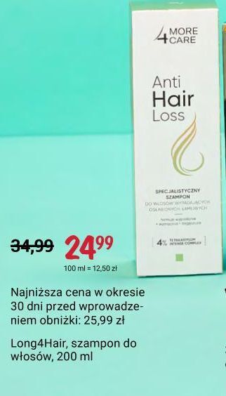 szampon long 4 lashes rossmann