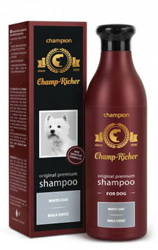 szampon dla psa o białym włosiu