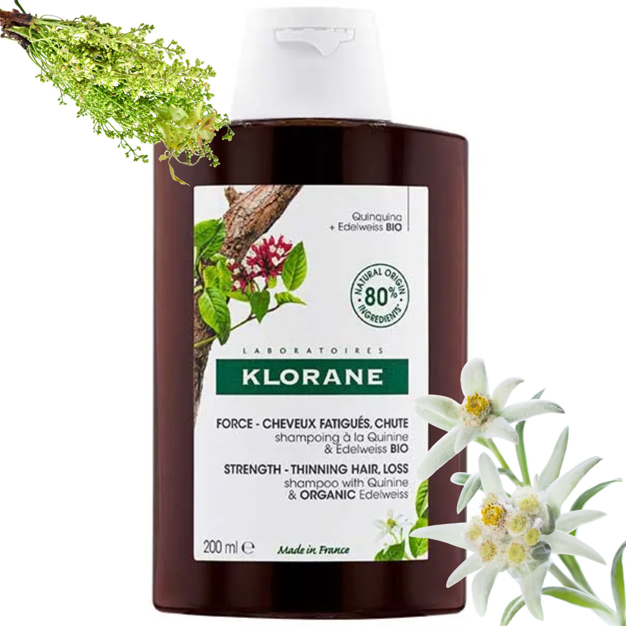 balsam i szampon zestaw klorane z chinina allegro