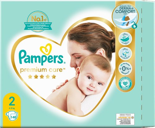 pampersy pampers premium care 2