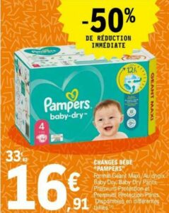 leclerc pampers