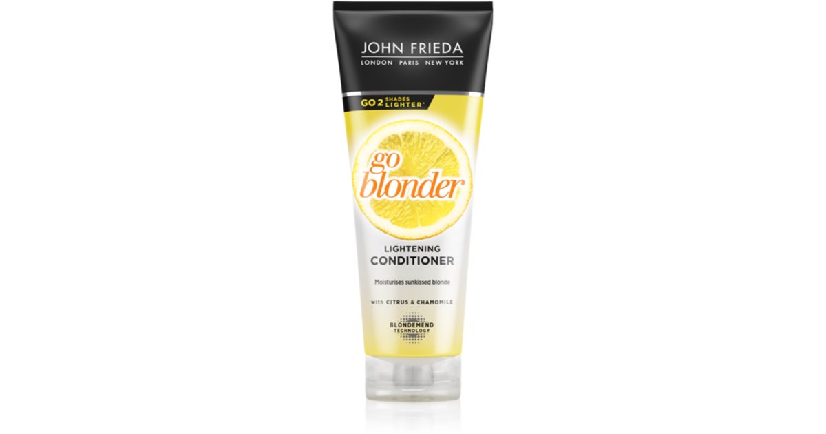 john frieda rozjaśniająca odżywka do włosów blond