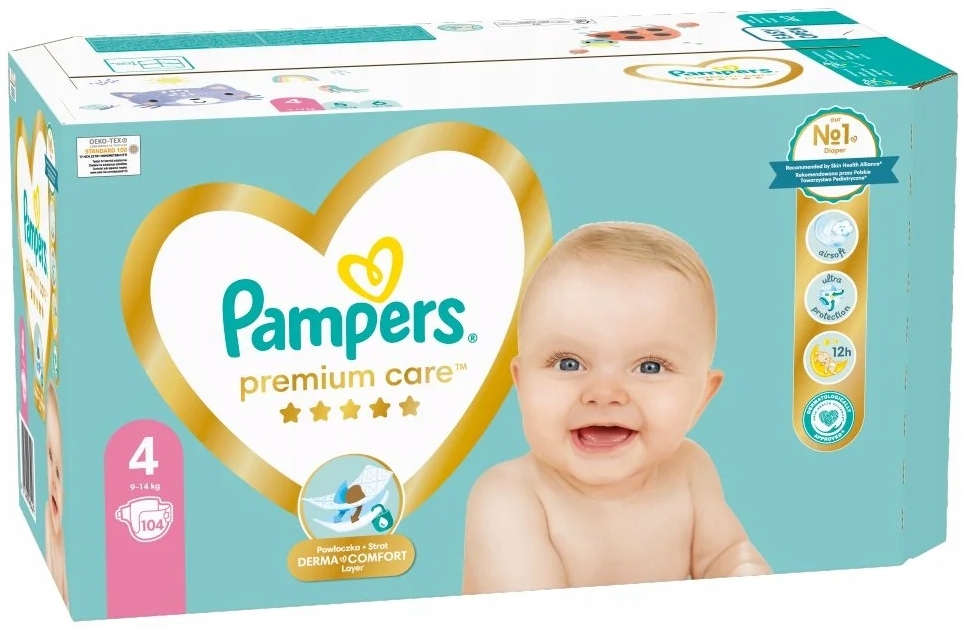 pampers premium care 104 szt