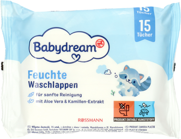 chusteczki nawilżane babydream calendula