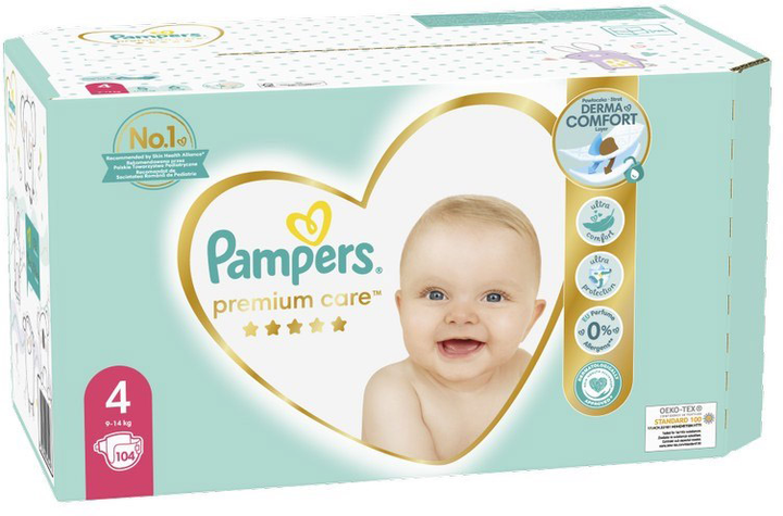 pampers premium 104 sztuki