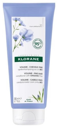 klorane volume szampon na bazie włókien lnu