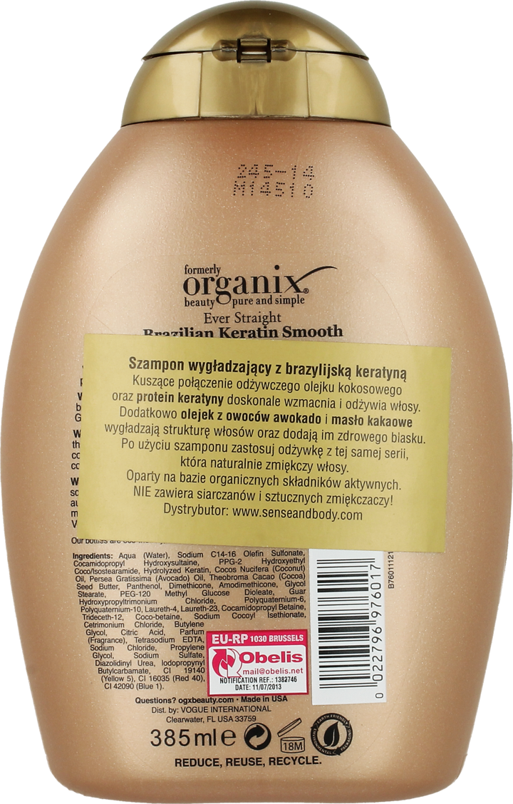 szampon i odżywka po keratynowym prostowaniu rossmann