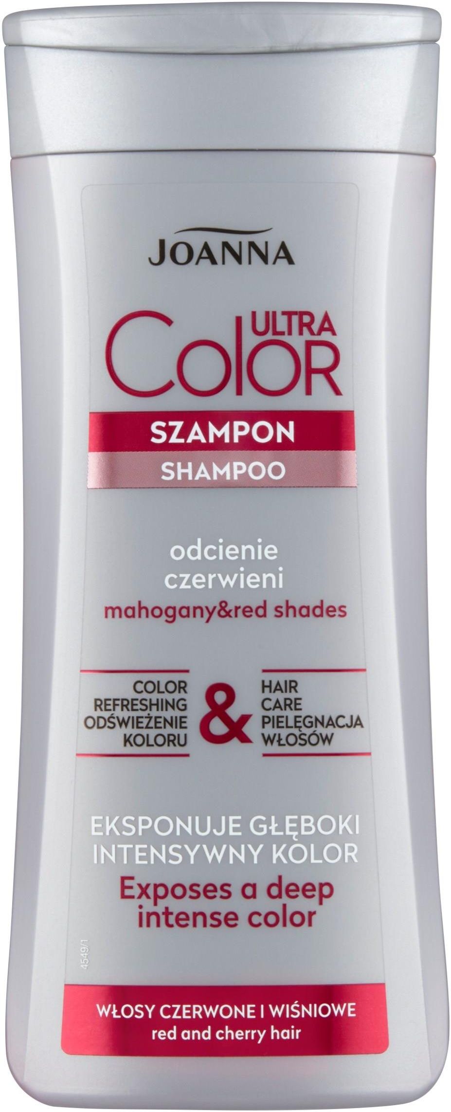 szampon joanna do włosów czarwony