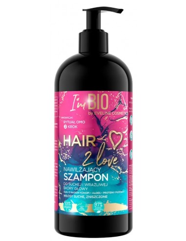szampon do włosów w szkle