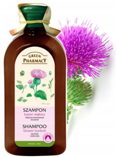 szampon green pharmacy łopian większy przeciw wypadaniu włosów