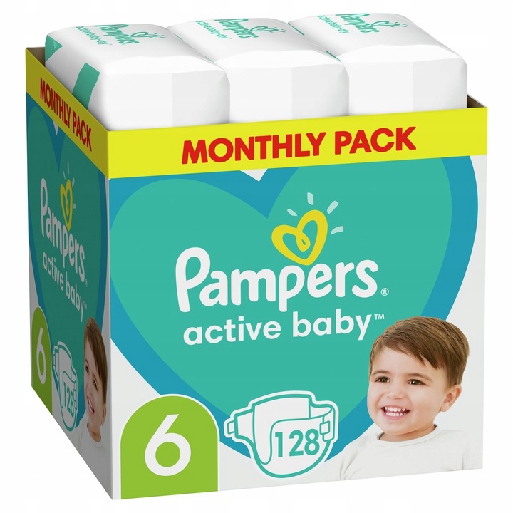 pampers active baby-dry pieluchy 5 junior 150szt pieluszki 0 opinii