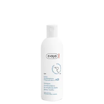 ziaja med azs szampon oczyszczający do wrażliwej skóry głowy sklad