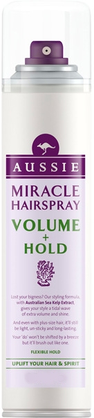 aussie miracle hairspray lakier do włosów