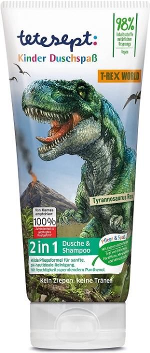 szampon dla dzieci z dinozaurem