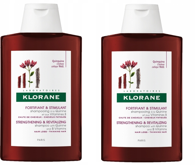 klorane szampon na bazie wyciągu z chininy 400ml