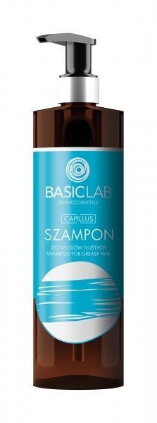 basiclab szampon do włosów tłustych 300ml