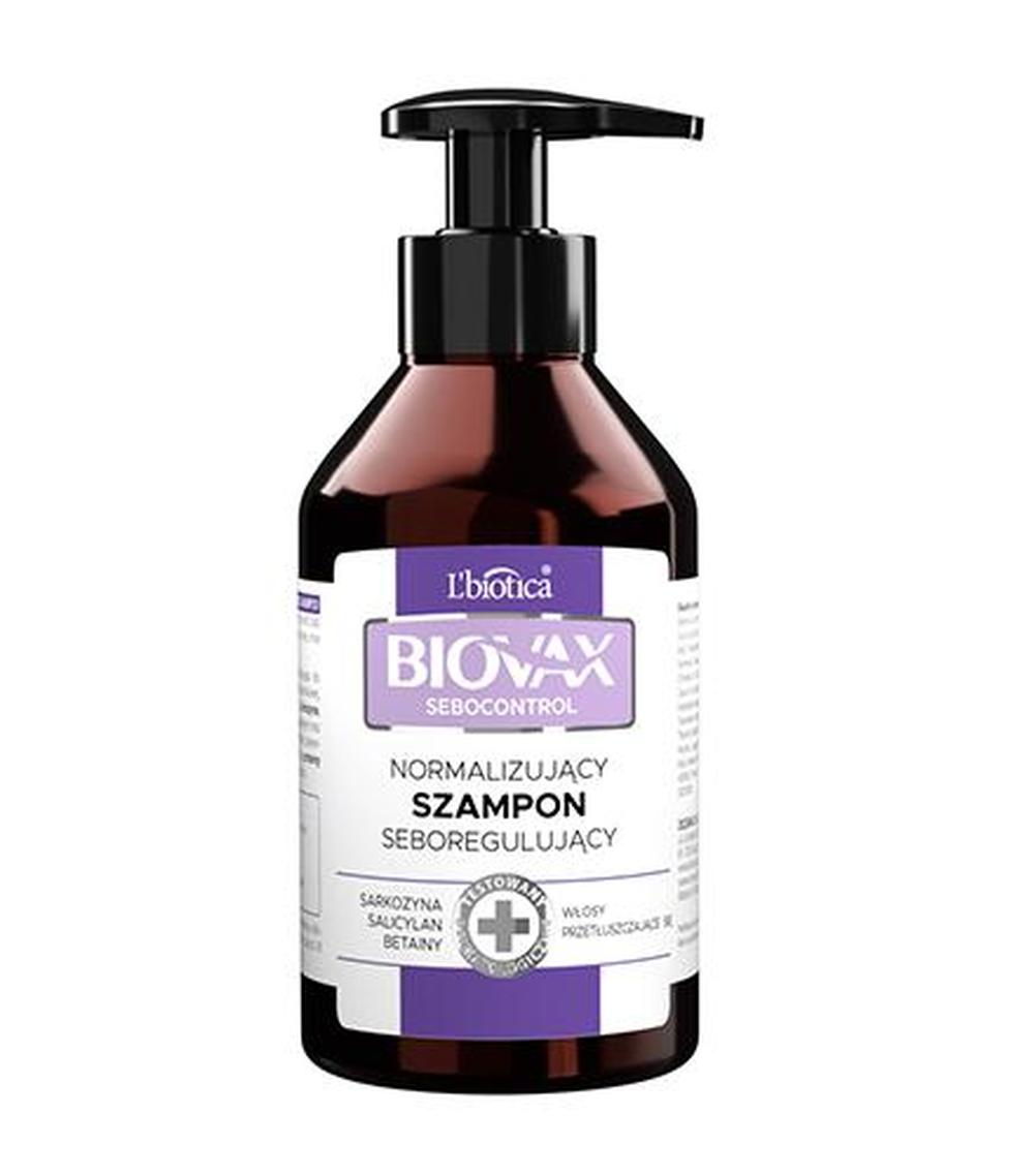biovax szampon lbiotica oczyszczający do włosów